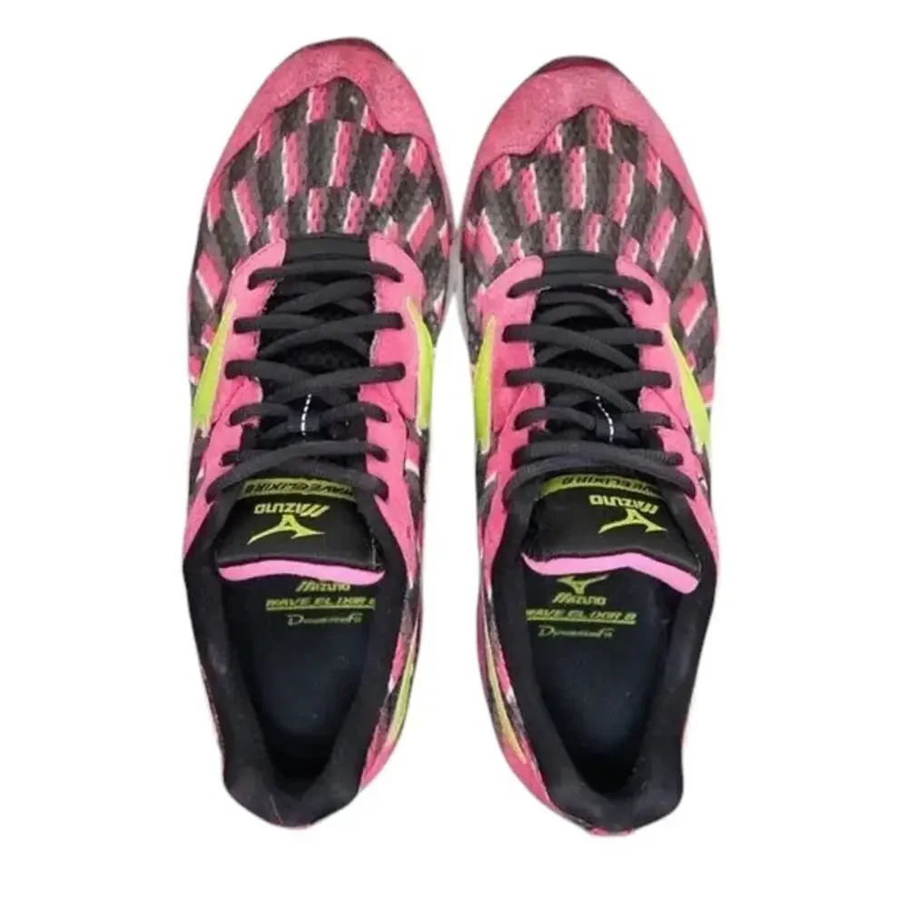 Mizuno Shoes Womens 9 Athletic Trainers Wave Elixir 8 Running Sport Active Pink
